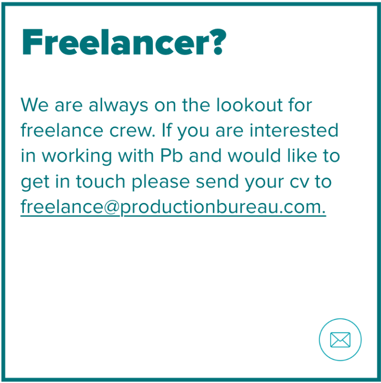 production bureau recruitment freelancer