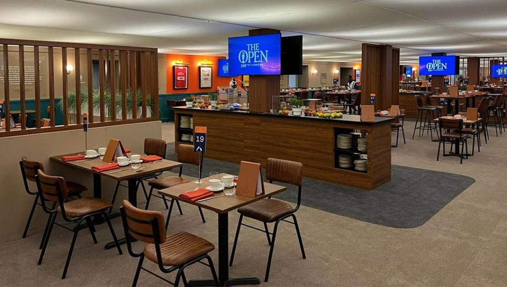 production bureau installations golf the open modern advertised branded bar space area