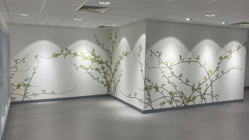 production bureau installations wallpaper green nature branches