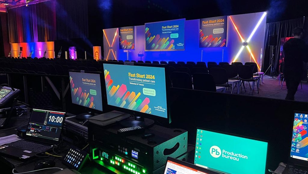 live event support control panel lighting and audio