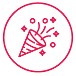 celebrations ceremonies and party icon