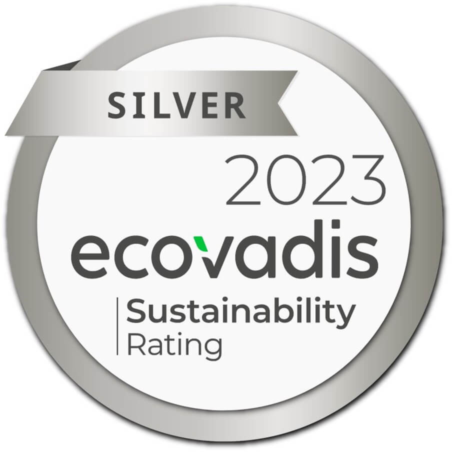 production bureau winning ecovadis score 2023 silver for sustainability rating