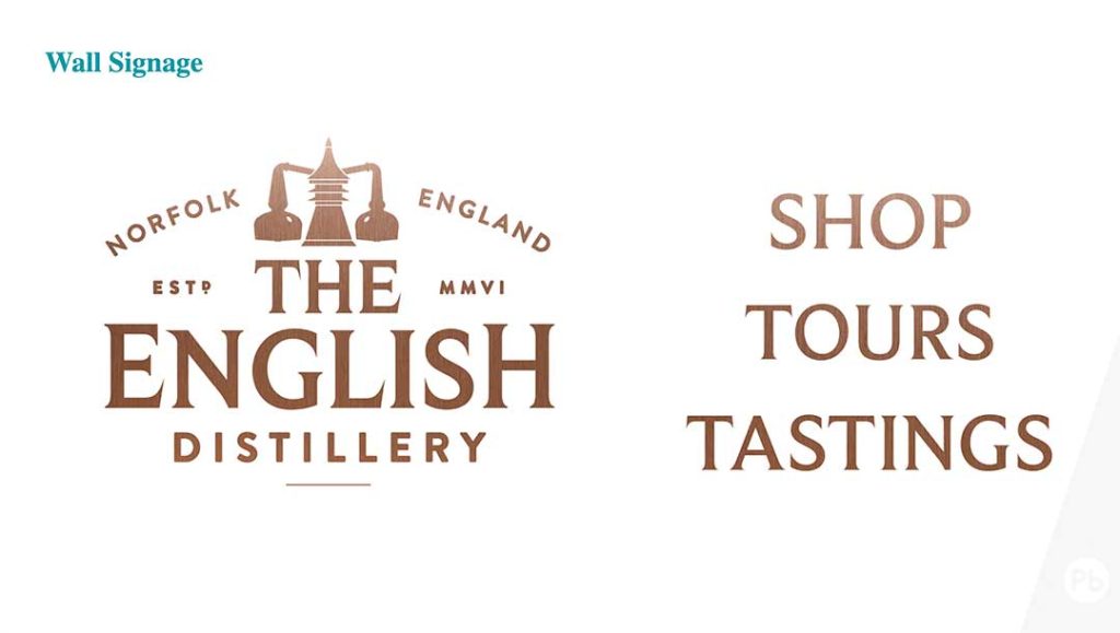 the english distillery norfolk whiskey rebranding case study with production bureau rebranding with new logos, colours, font
