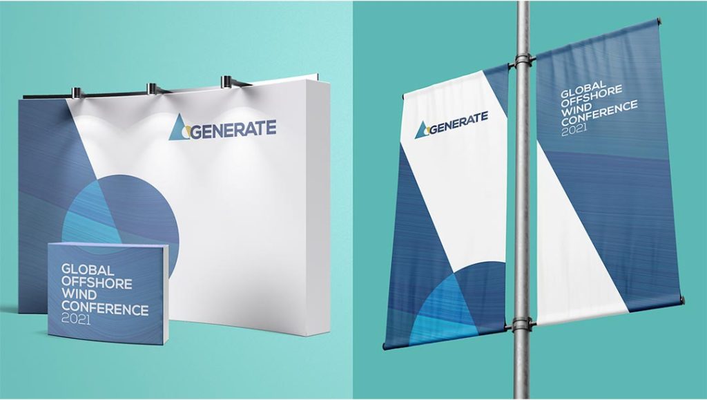 generate East of England Energy Zone rebranding by production bureau set design exhibition