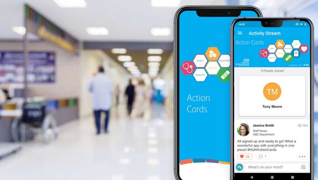 nhs homerton digital solution responsive app developed by production bureau