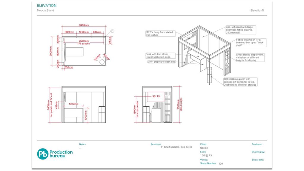 norfolk medical product design company neucin working with production bureau team on a complete rebrand spatial and exhibition design