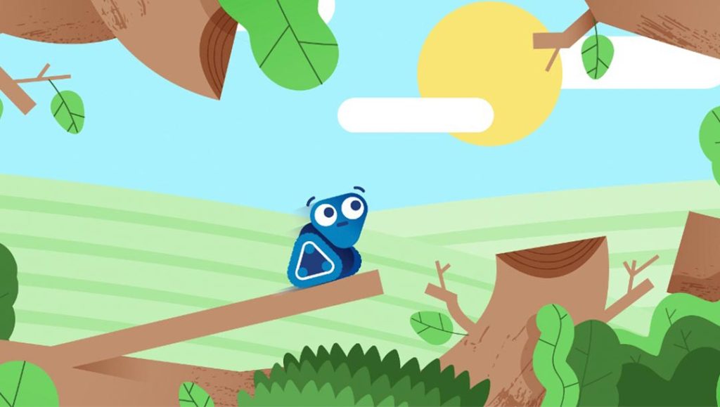 nhs 2d platformer educational game built and designed by production bureau