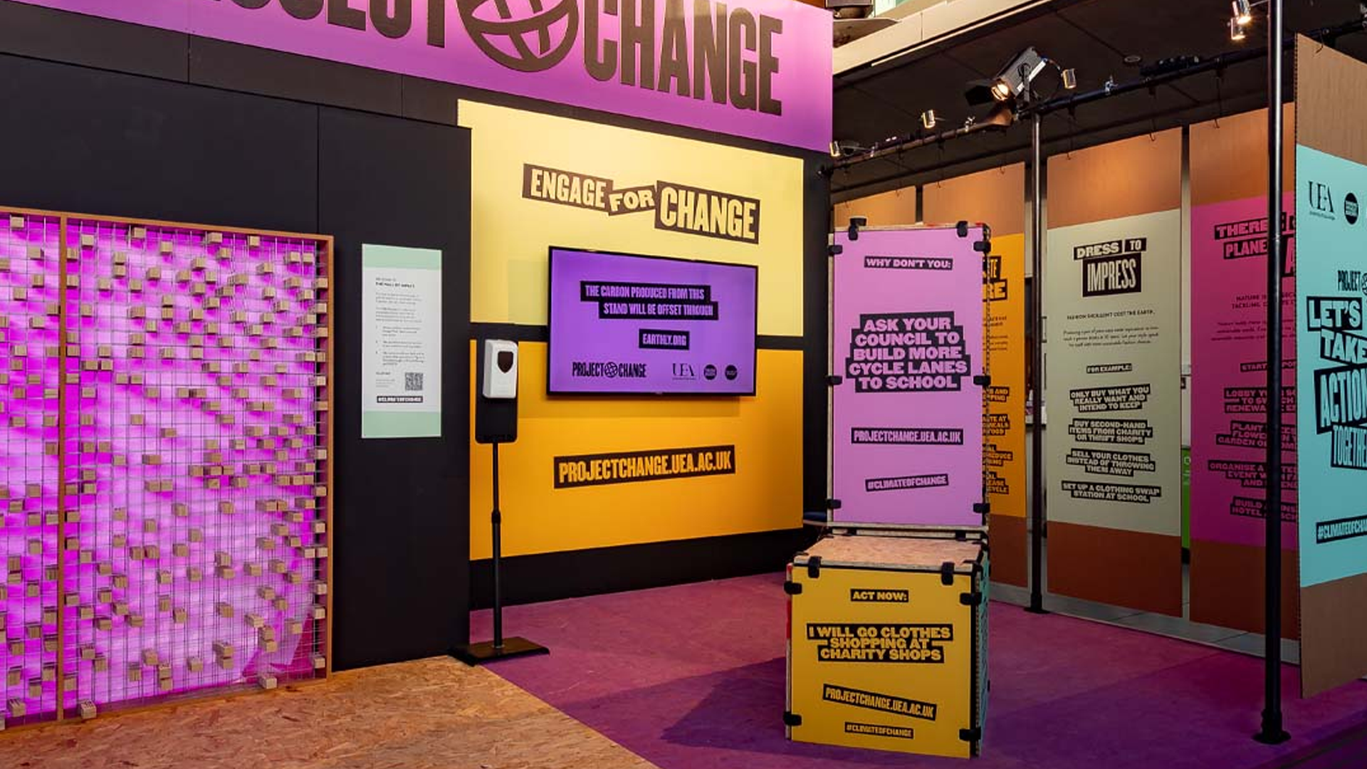 pb studio creative design agency norwich norfolk university of the arts exhibition stand