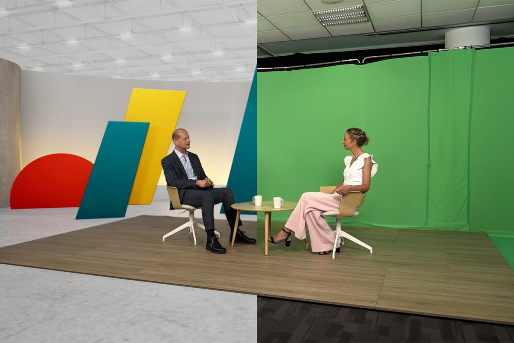 Pb studio creative norfolk agency streaming and broadcasting equipment live greenscreen interview