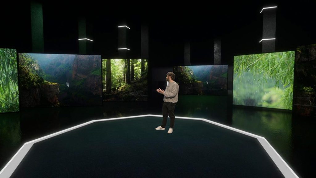 Virtual event services for conferences, exhibitions, product launches, meetings, training sessions, and award ceremonies